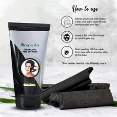 BioSparsha Advanced Charcoal Peel-Off Mask - 150g