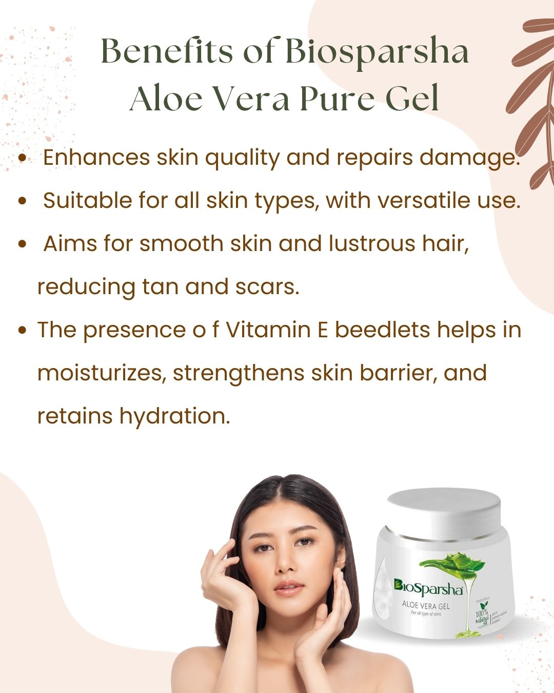 BioSparsha Aloe Vera Pure Gel 240g